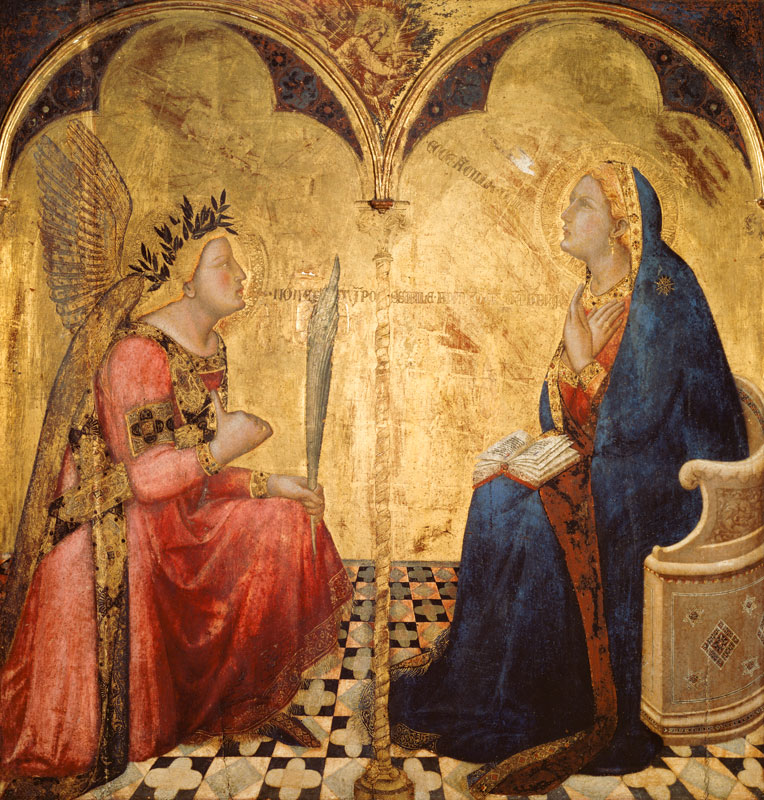 Annunciation to Mary a Ambrogio Lorenzetti