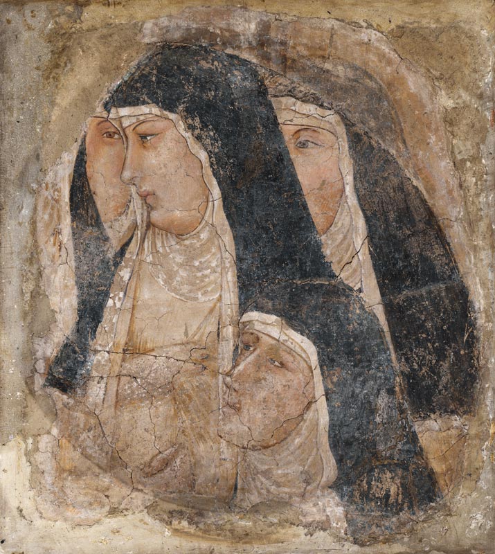 A Group of Four Poor Clares a Ambrogio Lorenzetti