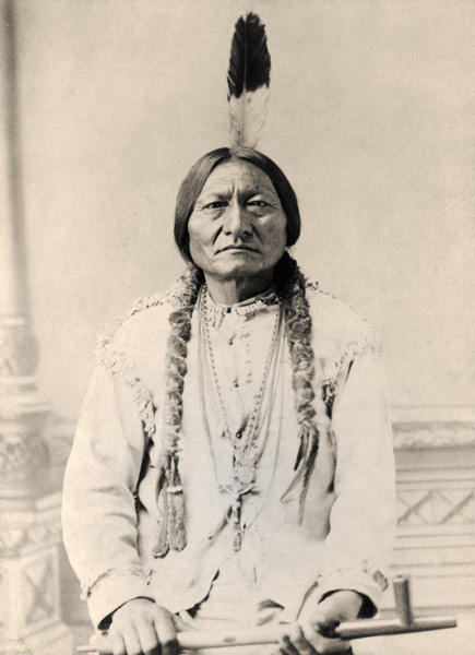 Sitting Bull (b/w photo)  a American Photographer