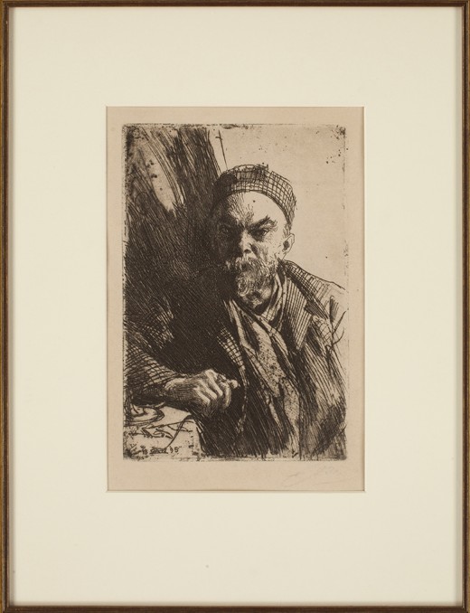 Portrait of the poet Paul Verlaine (1844-1896) a Anders Leonard Zorn