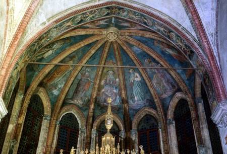 Benedictine Fathers and Apostles, from the Vault of the Apse in the Chapel of St. Tarasius a Andrea del Castagno
