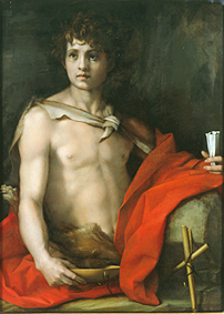 Johannes der Täufer. a Andrea del Sarto