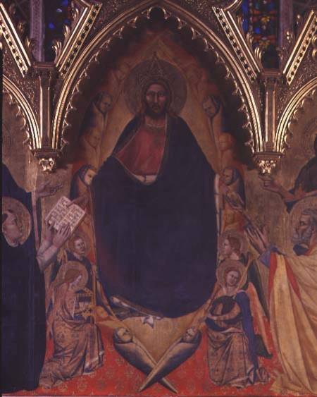 The Strozzi Altarpiece a Andrea di Cione Orcagna