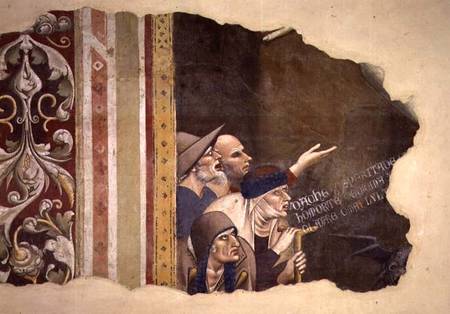 The Triumph of Death, fragment depicting beggars a Andrea di Cione Orcagna