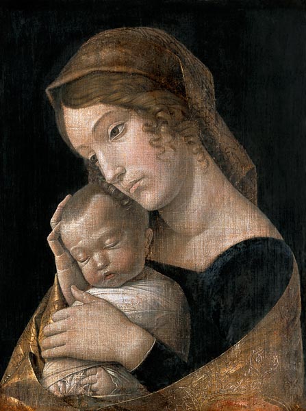 Madonna col bambino a Andrea Mantegna