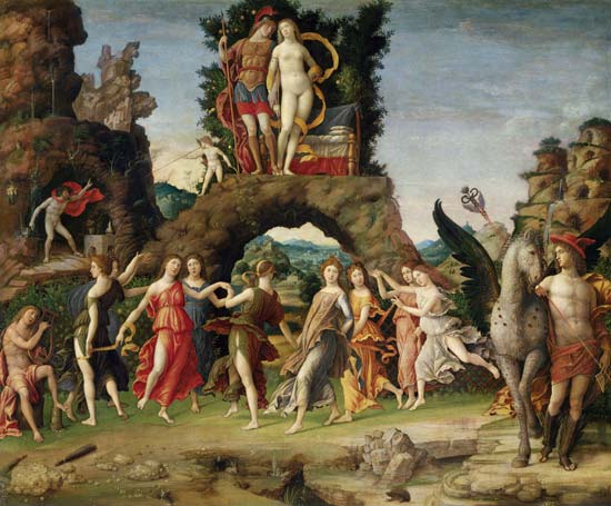Parnasso: Marte e Venere a Andrea Mantegna