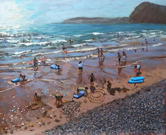 Circles in the Sand, Sidmouth a Andrew  Macara