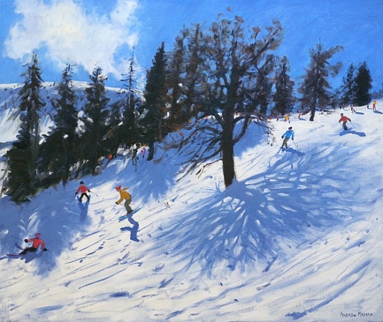 Spring skiers, Verbier a Andrew  Macara