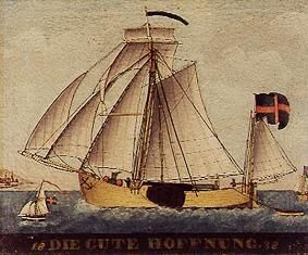 Illustration of the Ship "The Good Hope" a Anonimo, Haarlem
