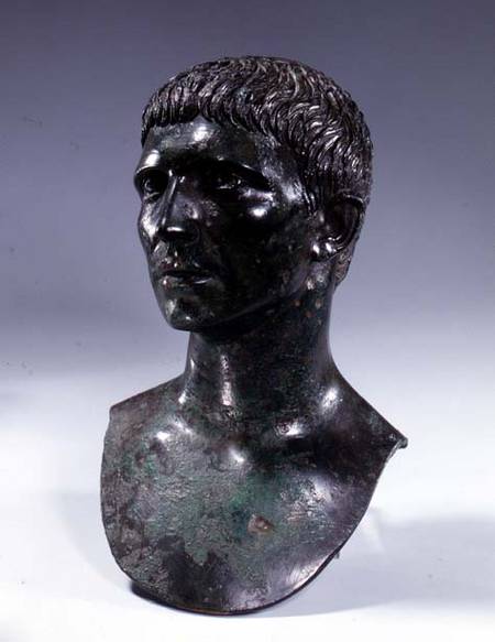 Bronze head of a manRoman a Anonimo