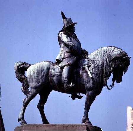 Equestrian statue of Charles Gustav X (1622-60)King of Sweden a Anonimo