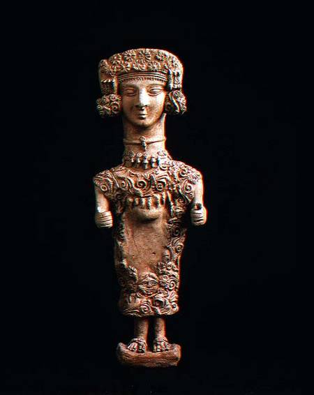 Female statuette on a plinth, Puig des Molins necropolisCypriot a Anonimo