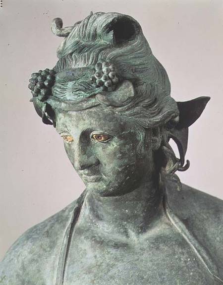 Head of a statuette of BacchusPompeii a Anonimo