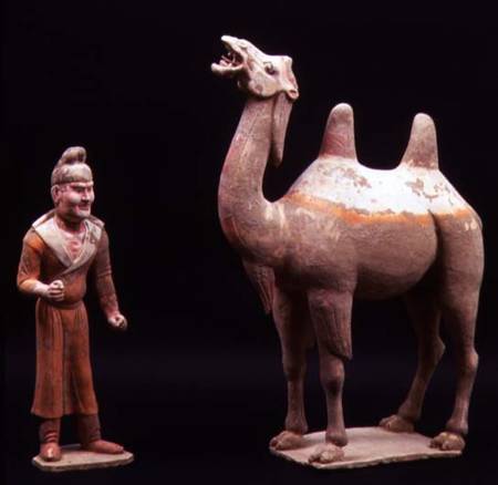 Servant and Camel (Travelling Along the Silk Route) Chinese a Anonimo