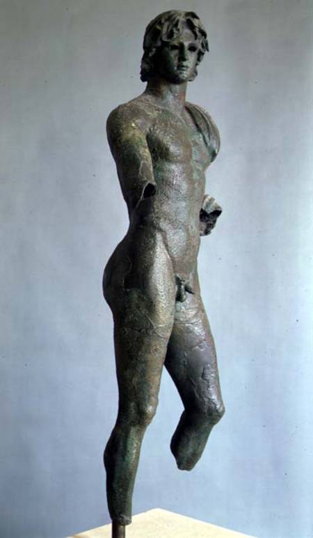 Statue of an 'Ephebi'found at Agde Greek a Anonimo