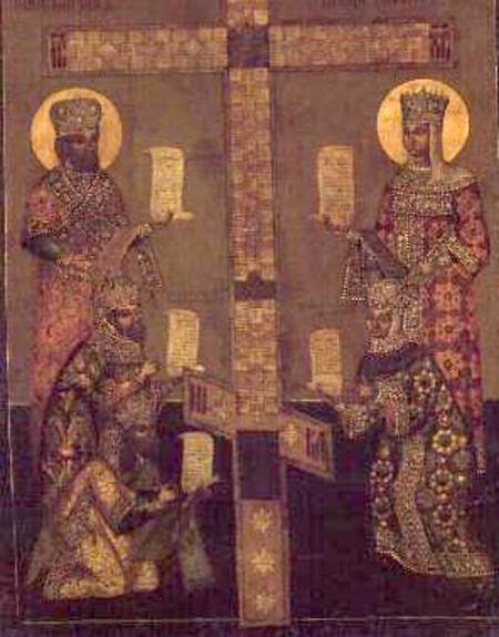 St.Constantine and St.Helena a Anonimo