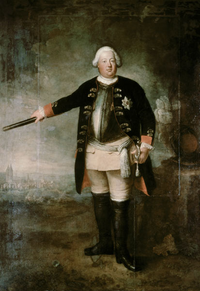Frederick William I of Prussia a Antoine Pesne