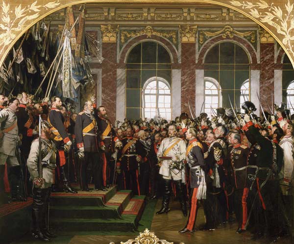 Kaiserproklamation zu Versailles a Anton Alexander von Werner