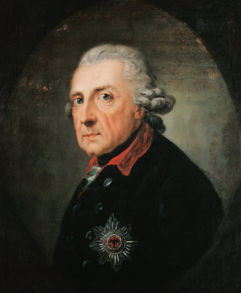 Federico II,il grande,re di Prussia a Anton Graff