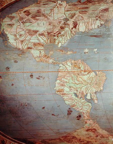 Map of North and South America, from the - Antonio Giovanni de Varese
