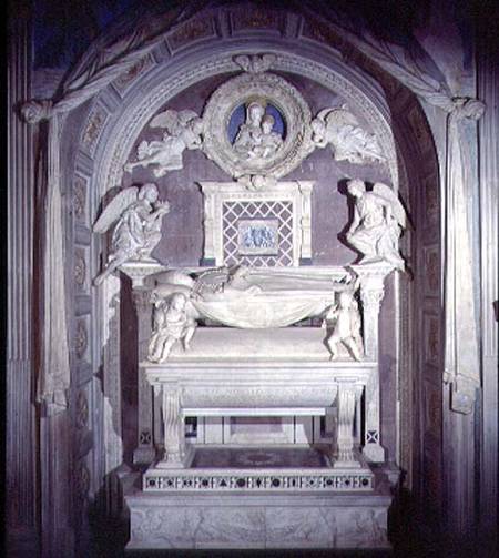 The Tomb of the Cardinal of Portugal a Antonio Rossellino