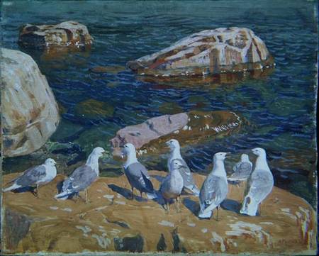 Seagulls a Arkadij Aleksandrovic Rylov