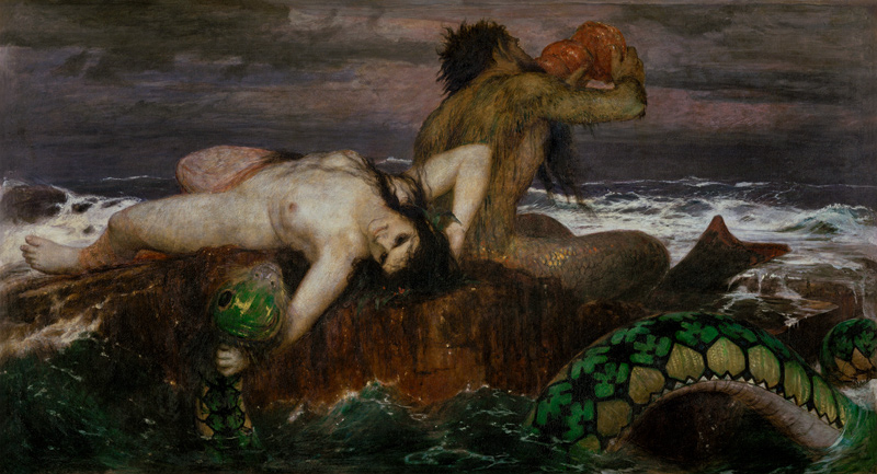 Triton and Nereide a Arnold Böcklin