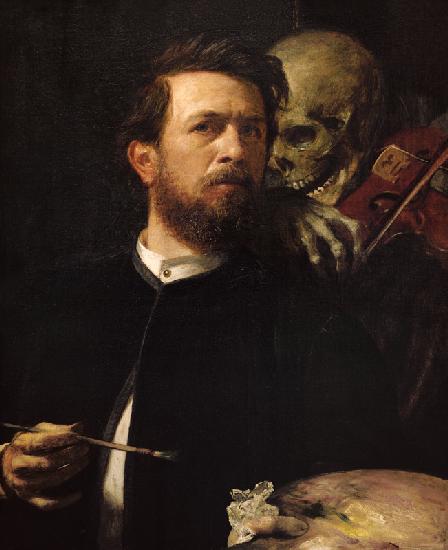 Self-portrait with a fiedeldem death
