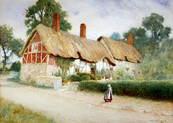 Ann Hathaway''s Cottage a Arthur Claude Strachan