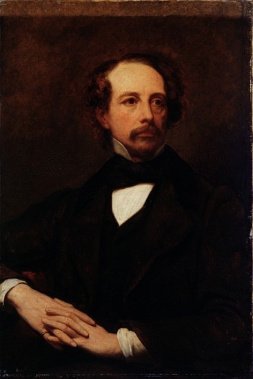 Portrait of Charles Dickens (1812-1870) 1855 a Ary Scheffer