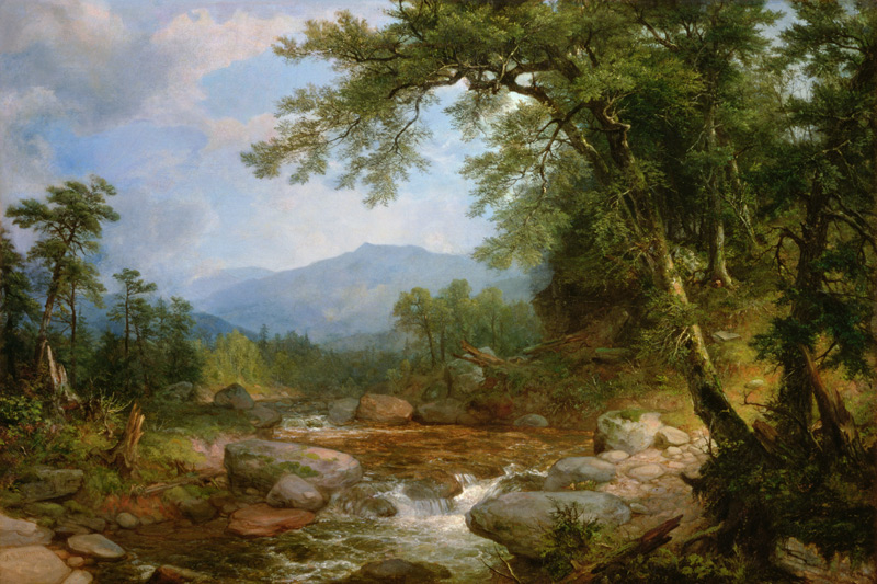 Monument Mountain, Berkshires, 1855-60 a Asher Brown Durand