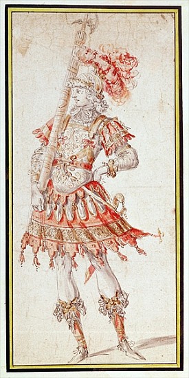 Costume design for Carousel, c.1662 a (attr. to) Henry Gissey