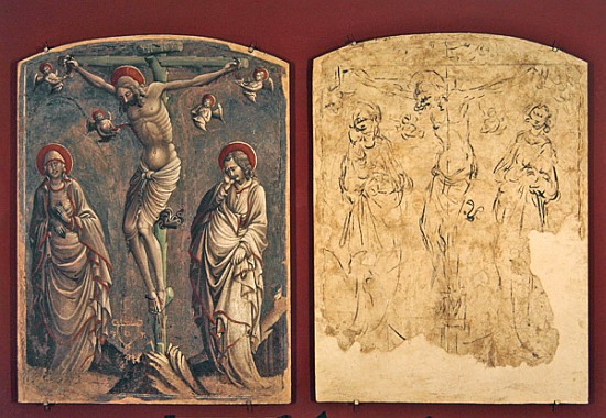 Crucifixion, 1448 (fresco & sinopia) a (attr. to) Parri Spinelli