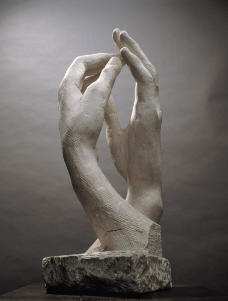The Cathedral by Auguste Rodin (1840-1917) (plaster) a Auguste Rodin