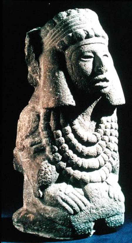 The Goddess Chalchihuitlicue, found in the Valley of Mexico a Aztec