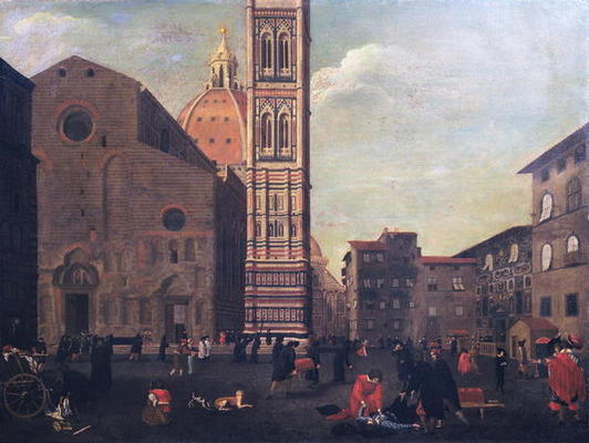 The Plague in Florence in 1630 (oil on canvas) a Baccio del Bianco
