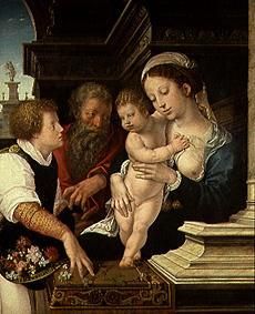 The Holy Family a Barent van Orley