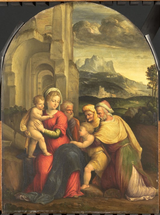 The Holy Family a Benvenuto Tisi da Garofalo