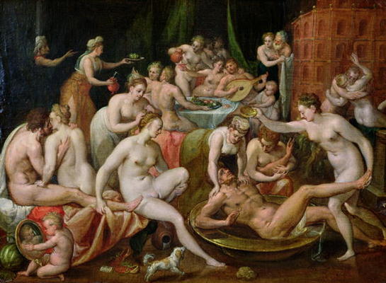 The Feast of the Gods (oil on canvas) a Bernard Ryckere
