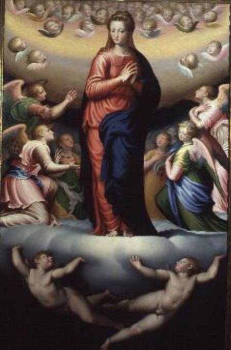 Madonna in Glory a Bernardino Campi