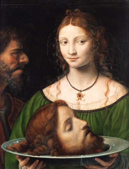 Salome with the head Johannes d.Täufers a Bernardino Luini