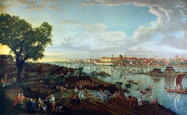 View of Warsaw a Bernardo Bellotto