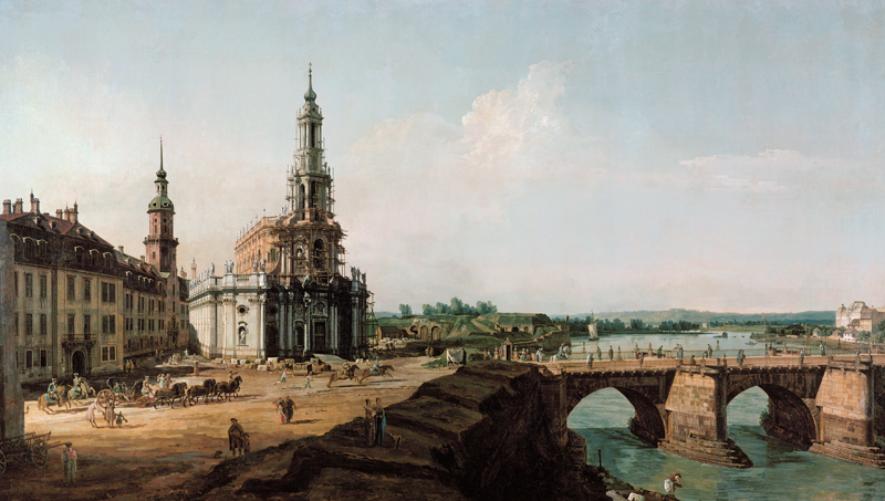 Dresden, Kath.Hofkirche / Bellotto a Bernardo Bellotto