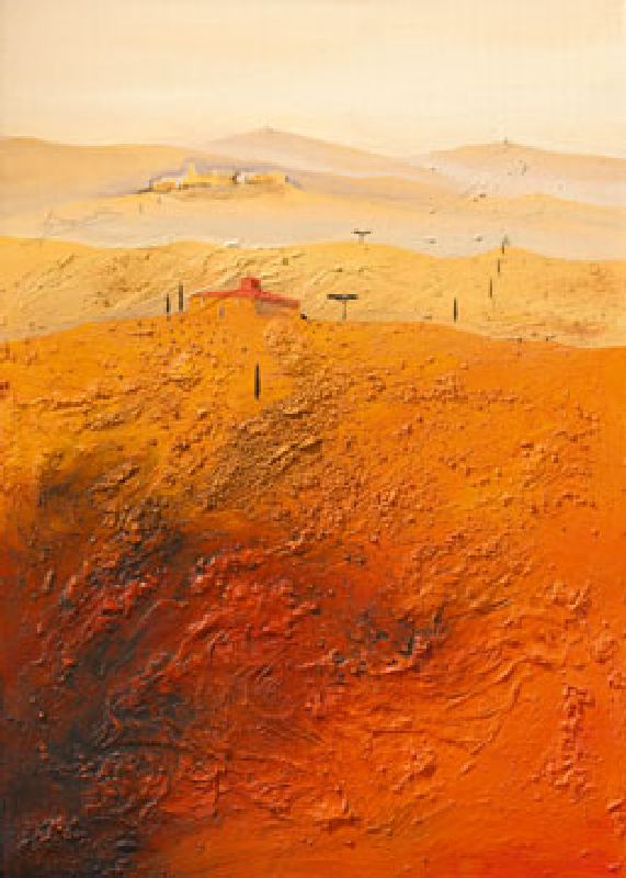 Titolo dell\'immagine : Bernhard Gerner - Mediterrane Landschaft 1