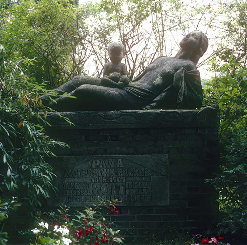 Grave of Paula Modersohn-Becker a Bernhard Hoetger