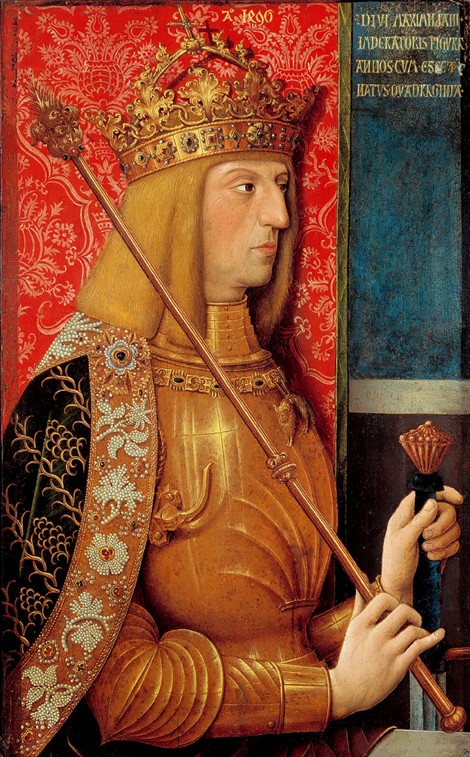 Portrait of Emperor Maximilian I (1459-1519) a Bernhard Strigel