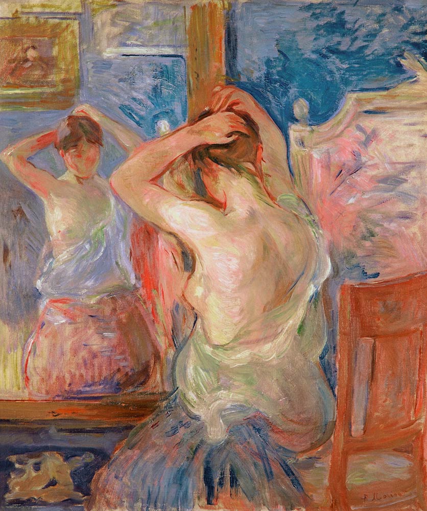 Devant la psyché a Berthe Morisot