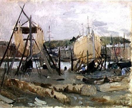 Fabbricazione di una barca a Berthe Morisot