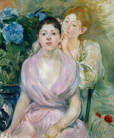 The Hortensia, or The Two Sisters a Berthe Morisot