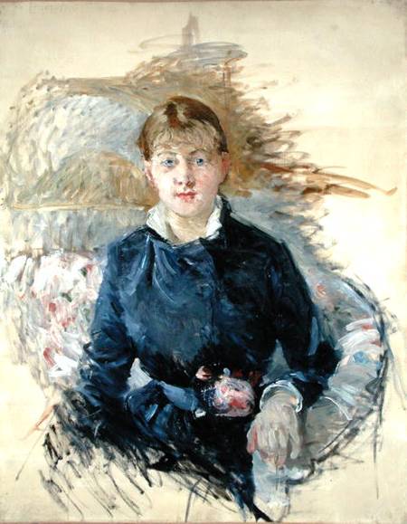 Portrait of Louise Riesener a Berthe Morisot